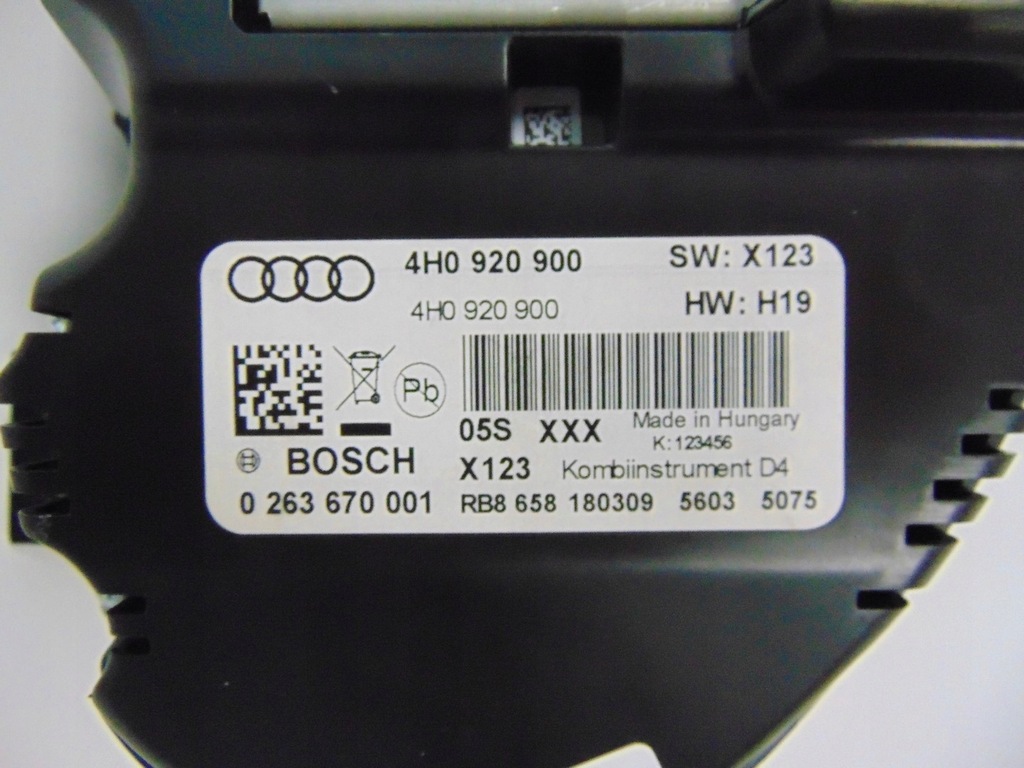 фото №6, 4h0920900 прилади лічильник бензин europa audi a8 d4 2010-2013r