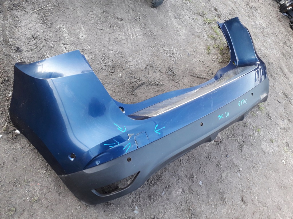 фото №2, Бампер задня задній renault scenic iv na pdc 15-