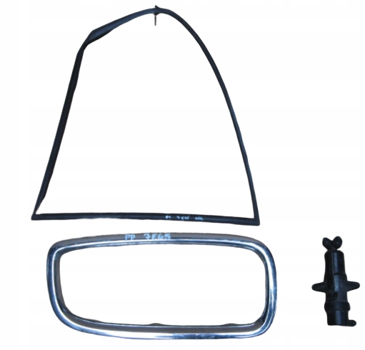 фото №1, Рамка стекло кузовной правый задняя bmw 7 e65