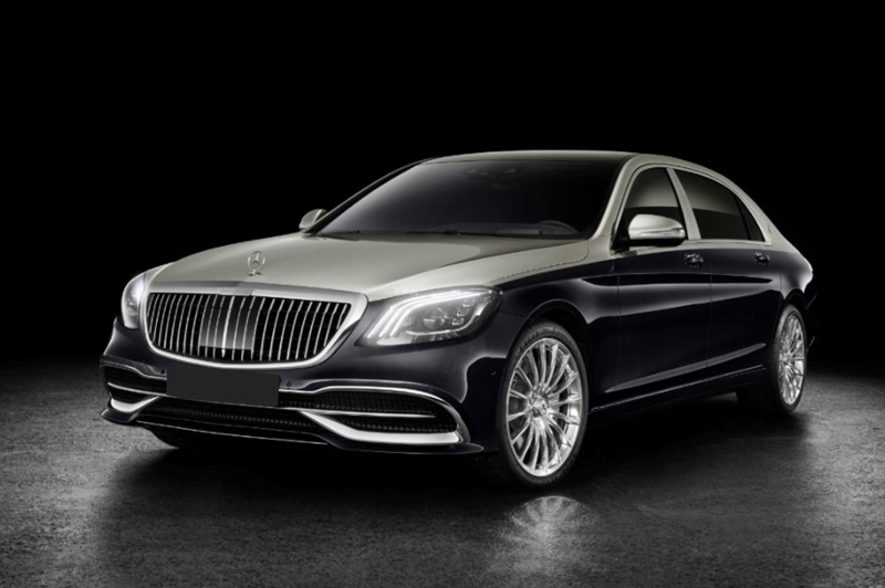 фото №8, Решётка радиатора mercedes w222 14- вертикальный design хром