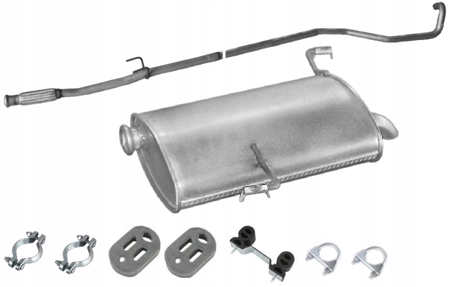 фото №1, Глушники середній кінцевий peugeot 206 1.4 hdi труба