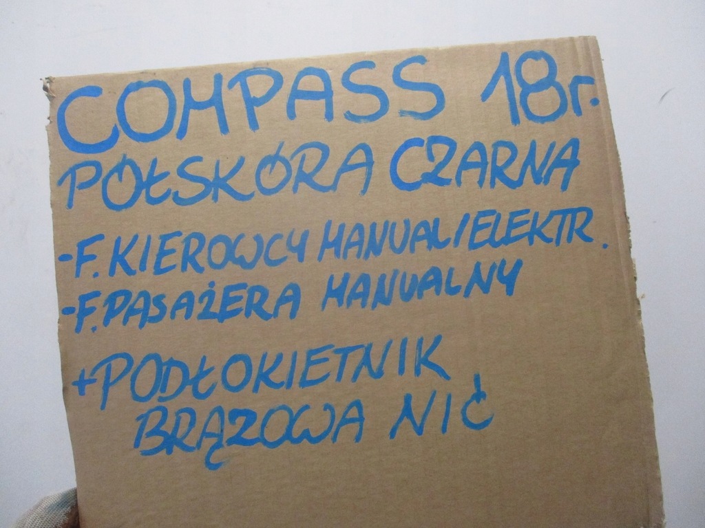 фото №10, Оббивка pół шкіра сидіння jeep compass 18r