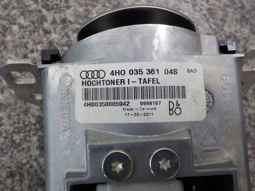 фото №5, Динамік панелі приладової панелі a6 c7 bang&olufsen