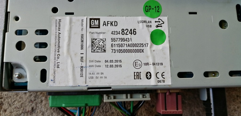 фото №3, Opel karl радио cd 42348246