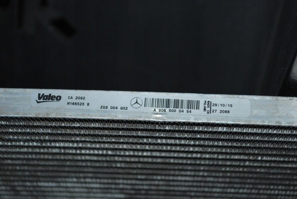 фото №4, Радиатор кондиционера sprinter оригинал mercedes