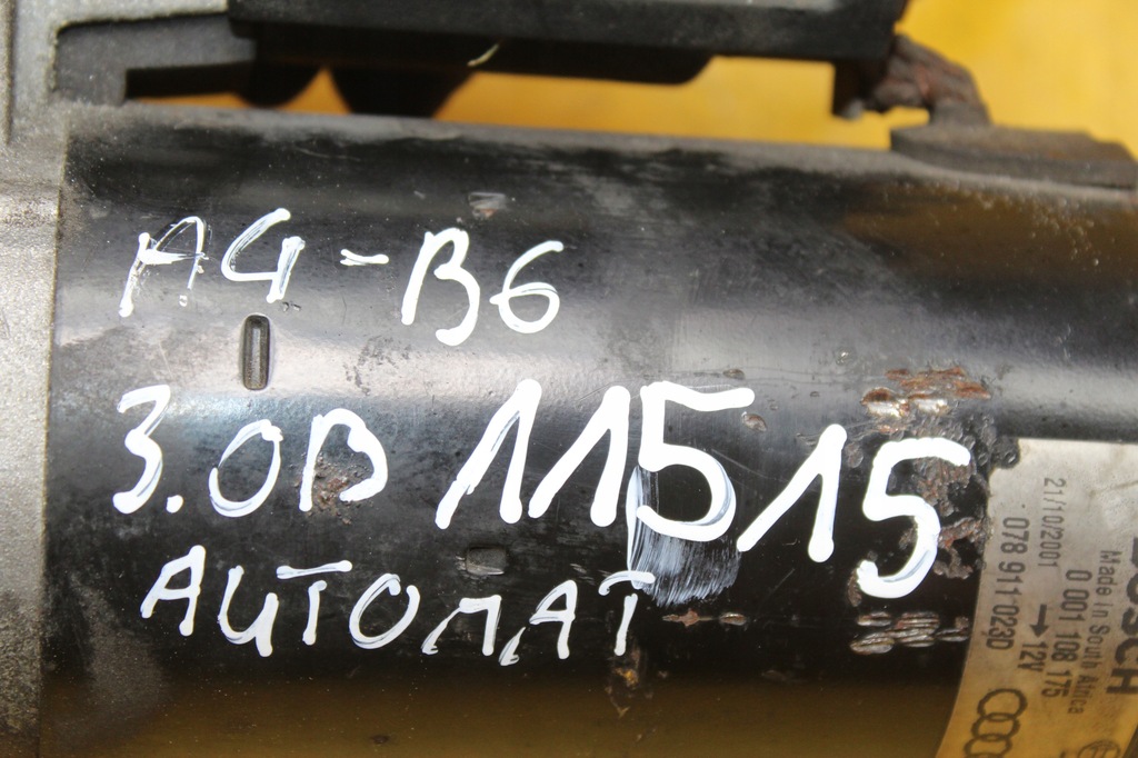 фото №7, Стартер audi a4 b6 3.0 b 078911023d