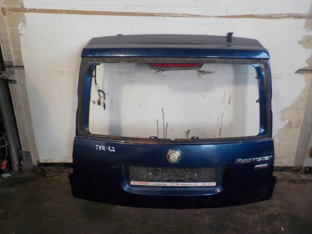 фото №1, Skoda roomster 2007r крышка багажника задняя багажника