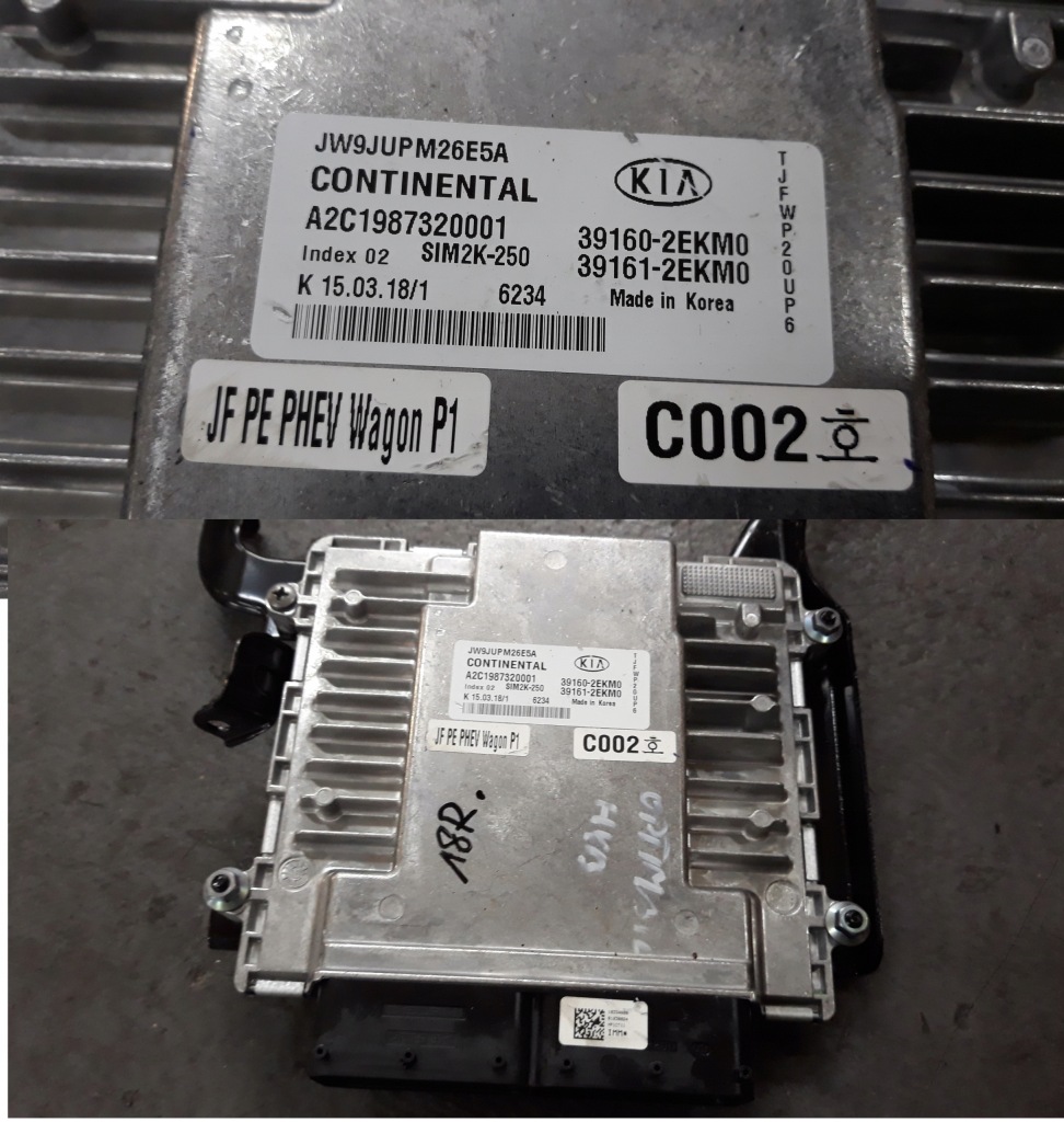 фото №1, Kia optima iv 18r hybrid plugin бортовой компьютер блок управления