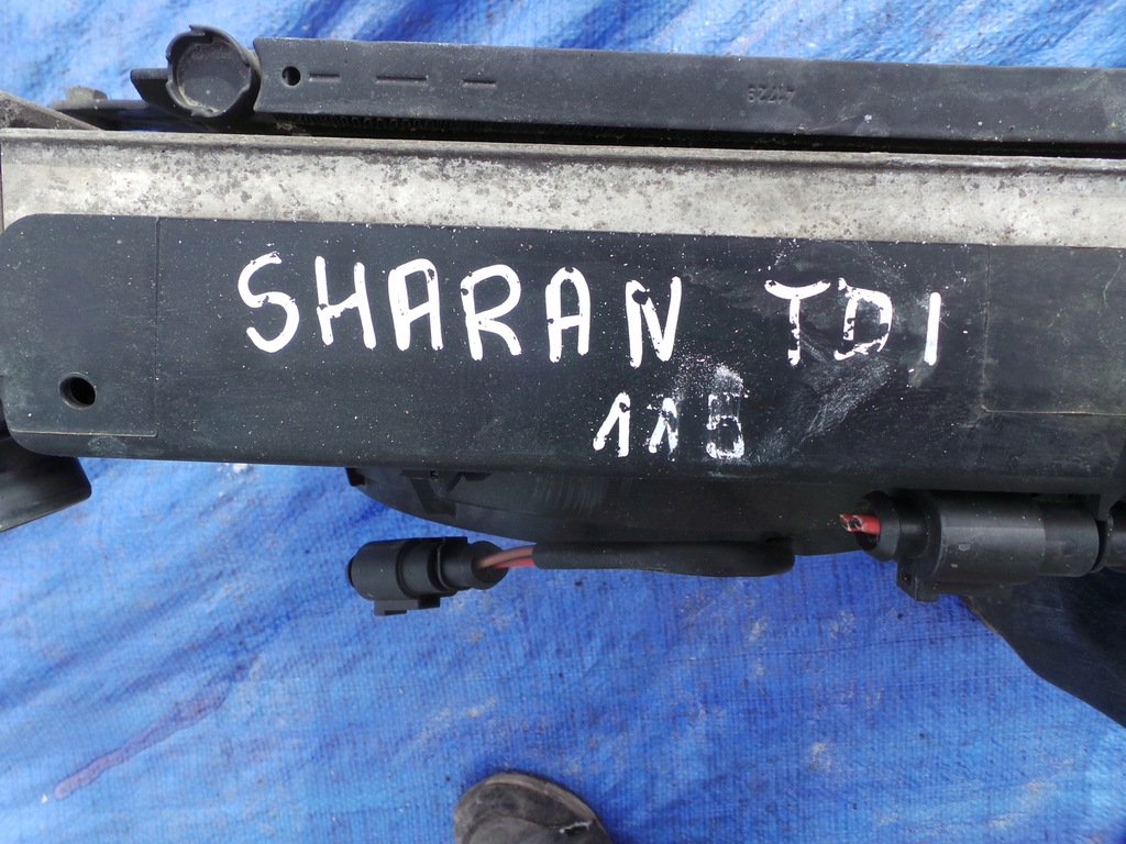 фото №4, Радиатор + вентиляторы vw sharan i lift 1.9tdi