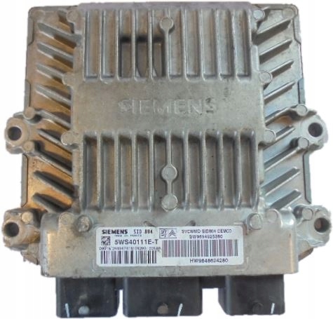 фото №1, Citroen c2 1.4 hdi бортовий комп'ютер 9654925380 5ws40111e-t