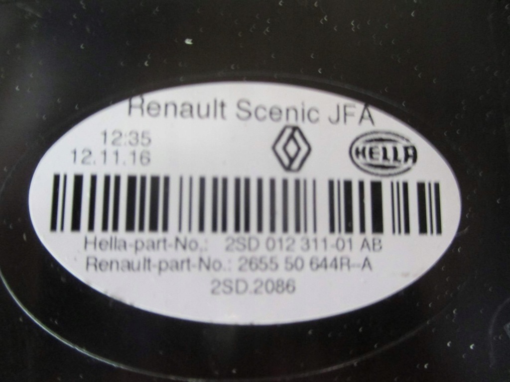 фото №3, Лампа задня ліва led renault scenic iv 2016r-