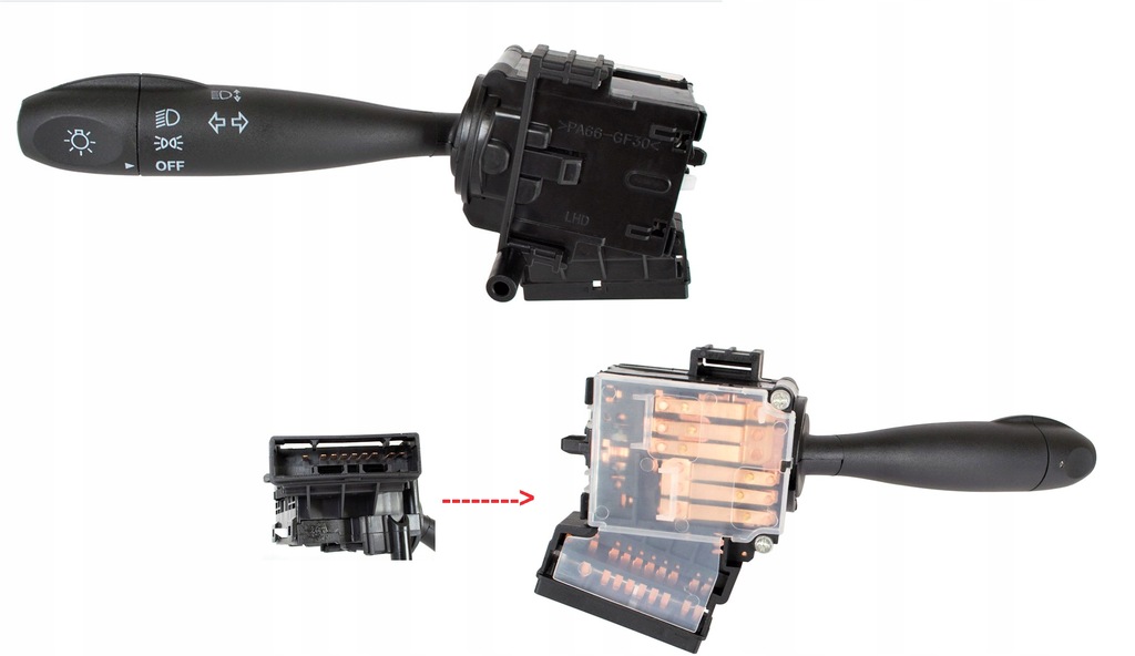 фото №1, Рычаг переключатель света kia rio ii 05-11