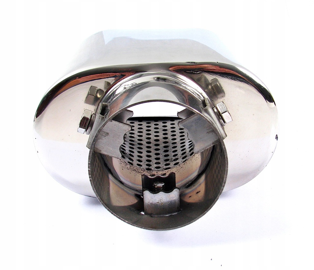 фото №16, Наконечник na гасник накладка вихлоп глушника хром сталь нержавіюча mt 019