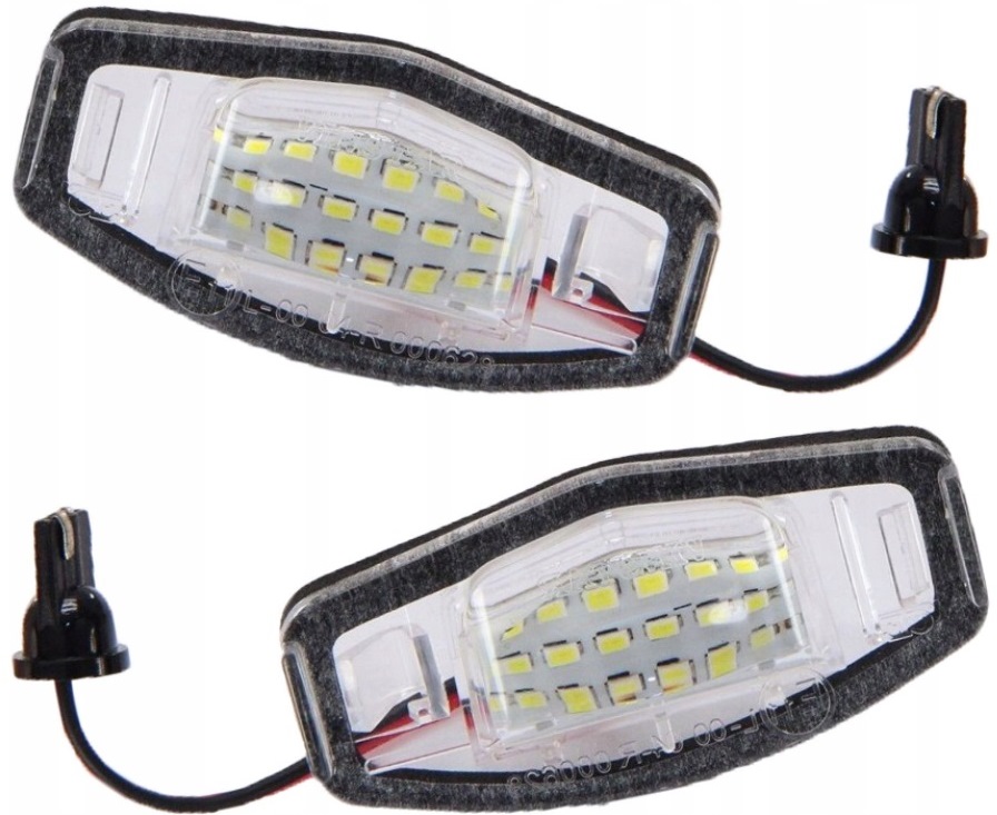 фото №1, Led номерного знака 2x ліхтарі 2003-08 honda accord cl7 cl9 cn1 civic vii eu-ep-es