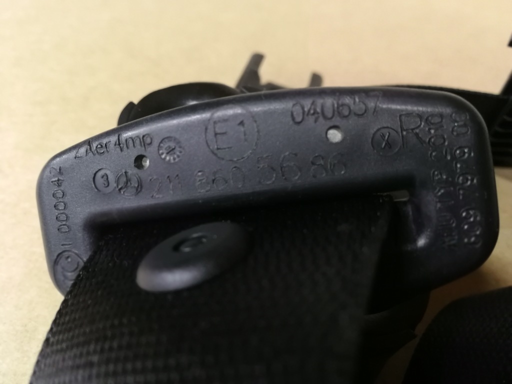 фото №7, Mercedes w211 pas безопасности правый 602208100