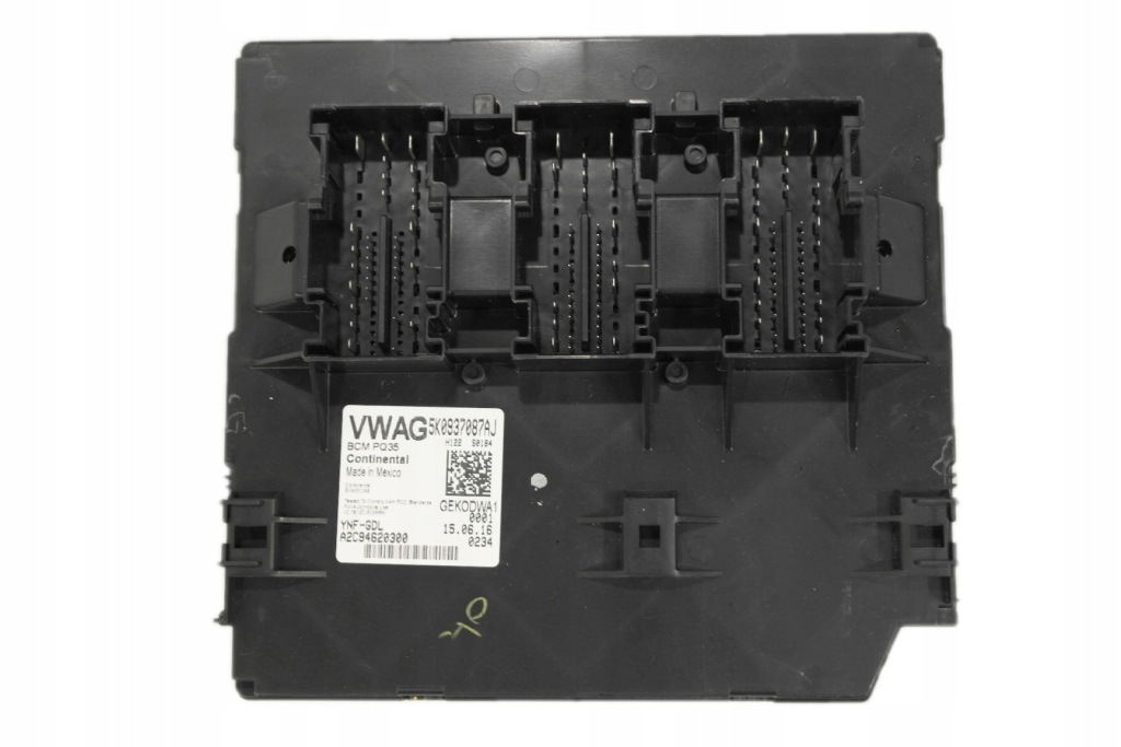 фото №1, Vw jetta 5c6 модуль комфорту 5k0937087aj ксенон led