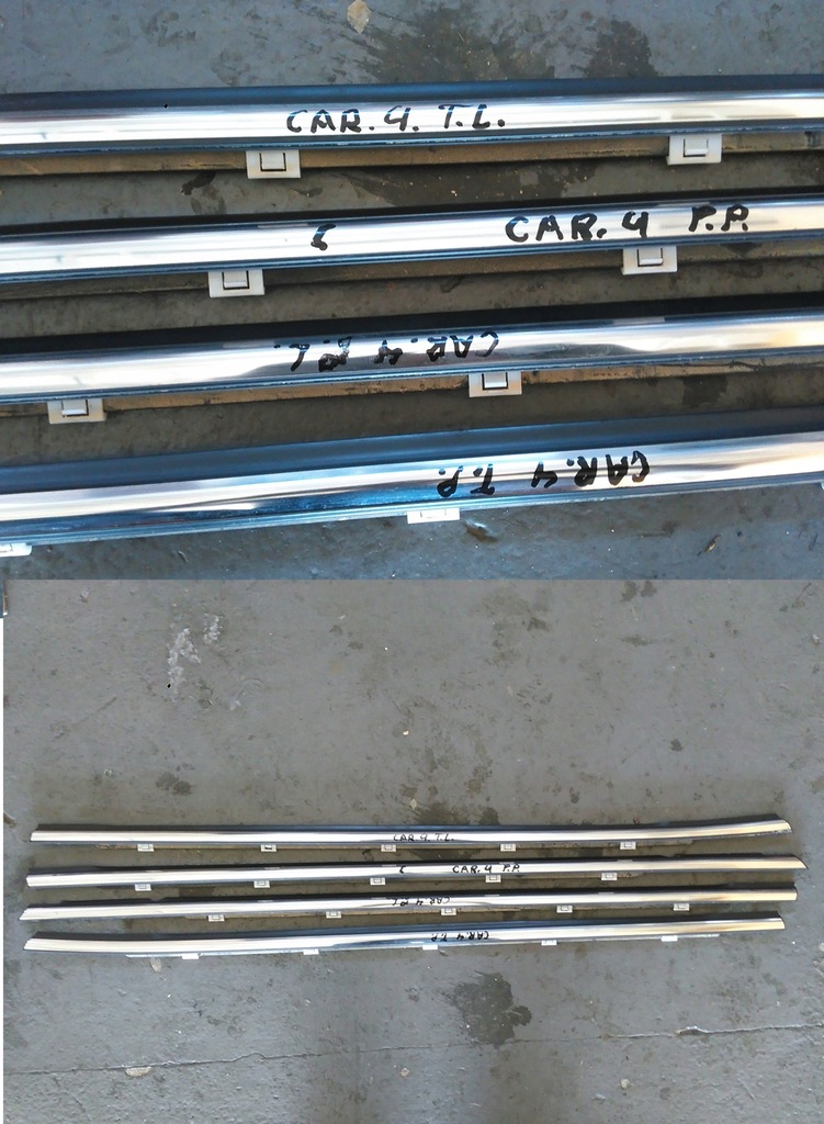 фото №1, Kia carens iv 2013- молдинг уплотнитель дверь хром