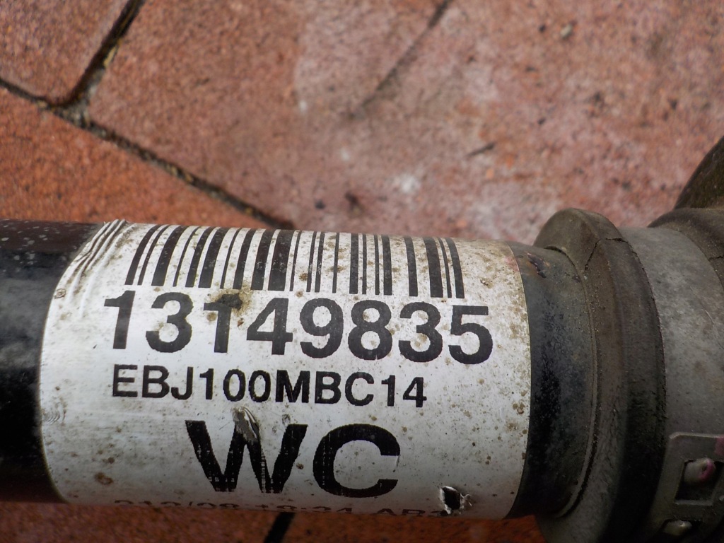 Corsa d 1.7 cdti приводной вал poloska правая 13149835 Оригинал