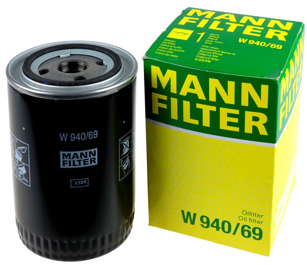 фото №1, Mann фільтр фільтр оливи w940/69 iveco daily iv