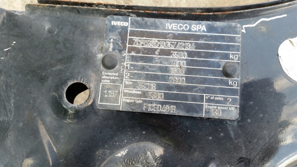 фото №5, Pas перед усилитель iveco daily iv 06-11r