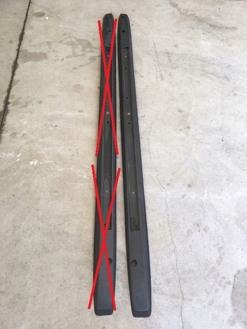 фото №1, Chevrolet traverse 13-17 молдинг рейлинги крыша правый