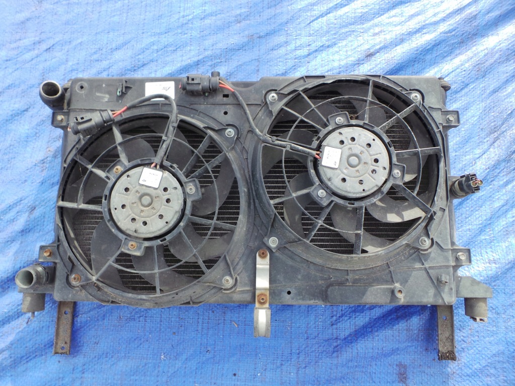 фото №1, Радиатор + вентиляторы vw sharan i lift 1.9tdi