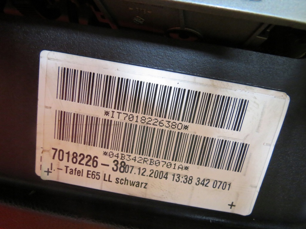 фото №16, Bmw 7 e65 e66 подушки безопасности подушка безопасности приборная панель консоль приборная панель