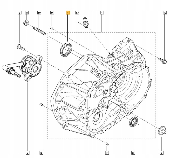 Оригінальний номер renault сальник. вала renault koleos/ nissan qashqai 06- , x-trail 05- Доставка