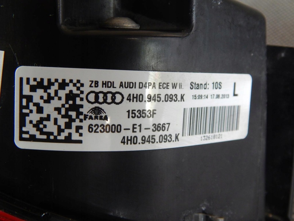 Audi a8 l ліхтарі  задній led комплект європа Київ