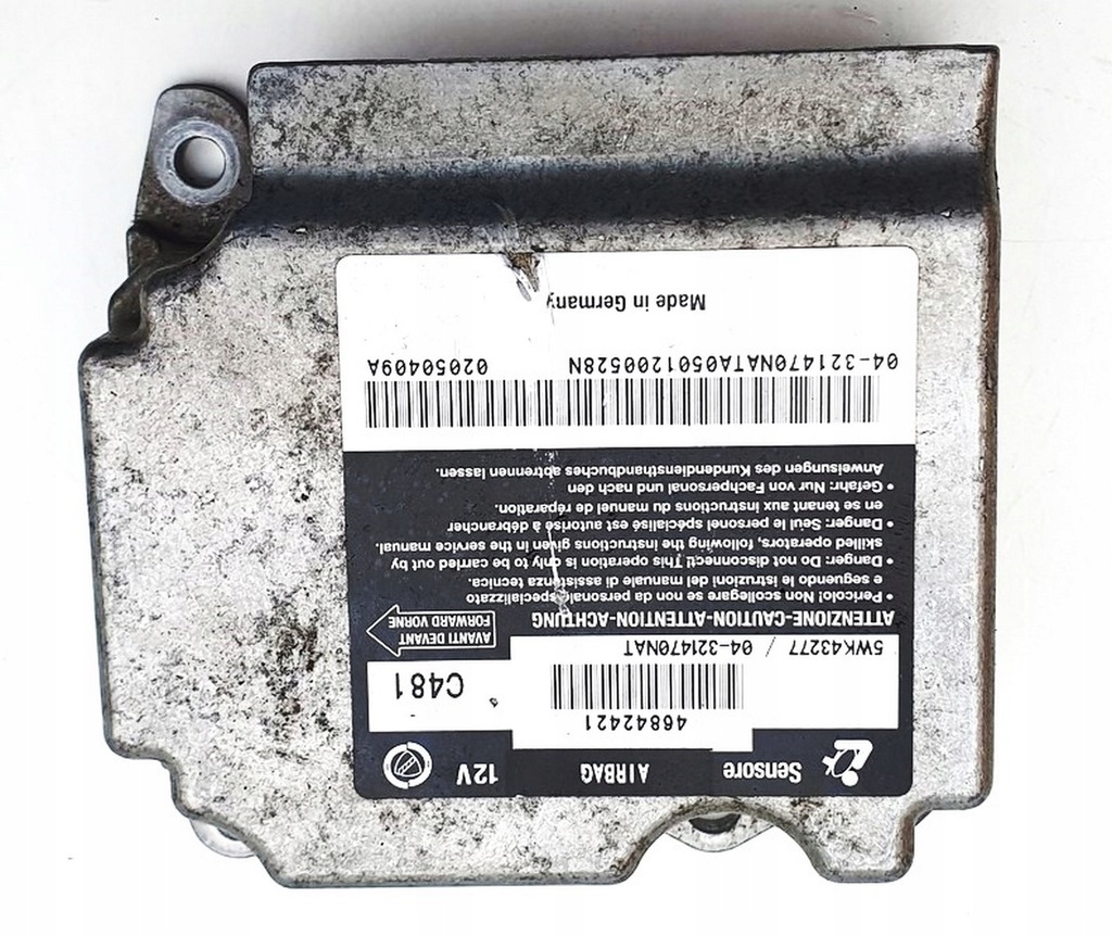 фото №1, Alfa romeo 147 lift модуль air bag