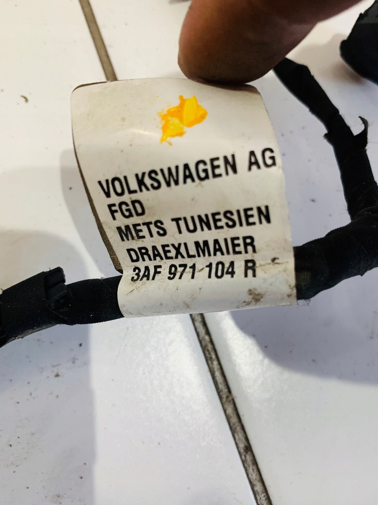 фото №7, Джгут електропроводка pdc vw passat b7 3af971104r
