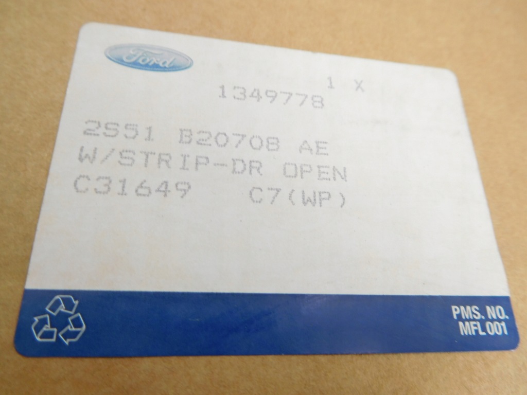 фото №5, Прокладка правих двері fiesta/fusion cbk 1349778