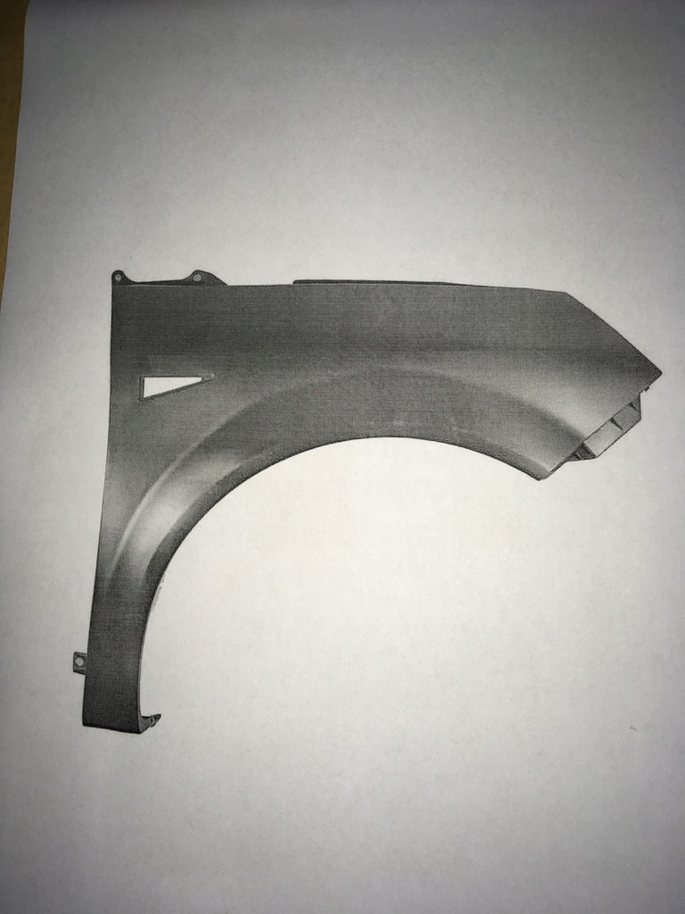 фото №1, Крыло правый renault scenic ii каждый цвет новый