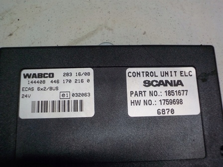 фото №2, Scania r 1851677 блок керування ecas подушок