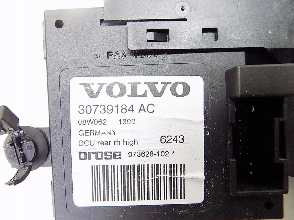 фото №7, Моторчик скло правий задня - volvo s40 ii v50 04-12