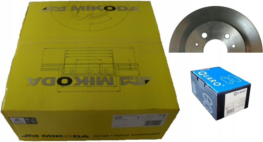 фото №1, Тормозные диски 2433 тормозные колодки керамический volvo s40 ii перед 320m