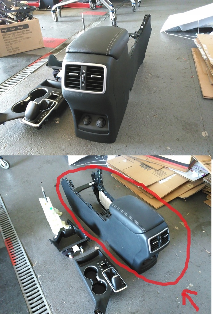 фото №1, Kia sportage iv lift 2018- туннель подлокотник