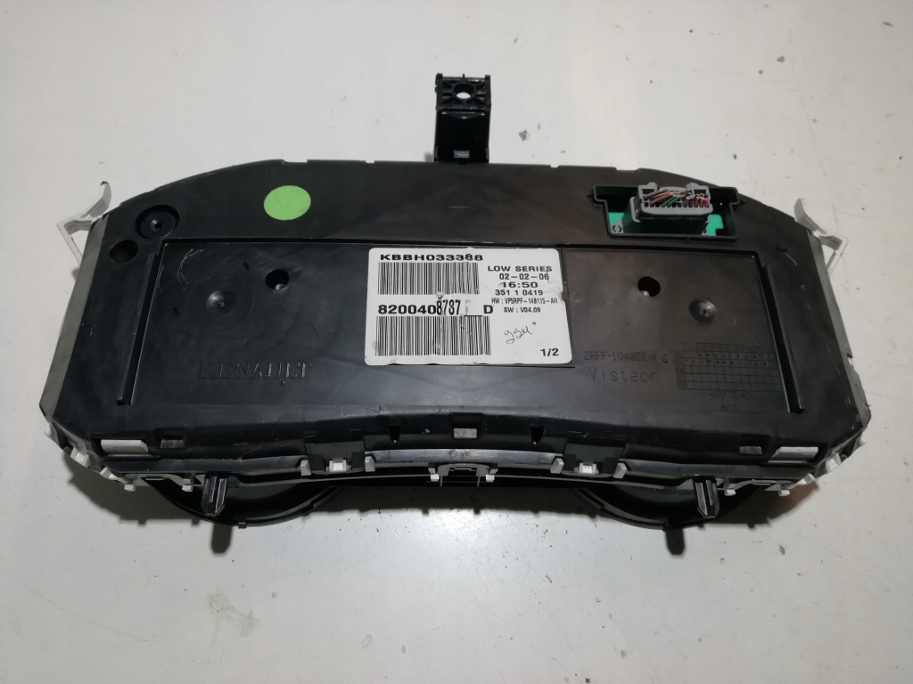 фото №3, Лічильник renault megane ii 1.9 dci 8200408787d