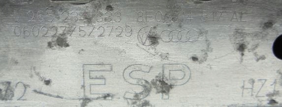 фото №8, Audi a4 b7 насос abs esp 8e0910517e 0265950473