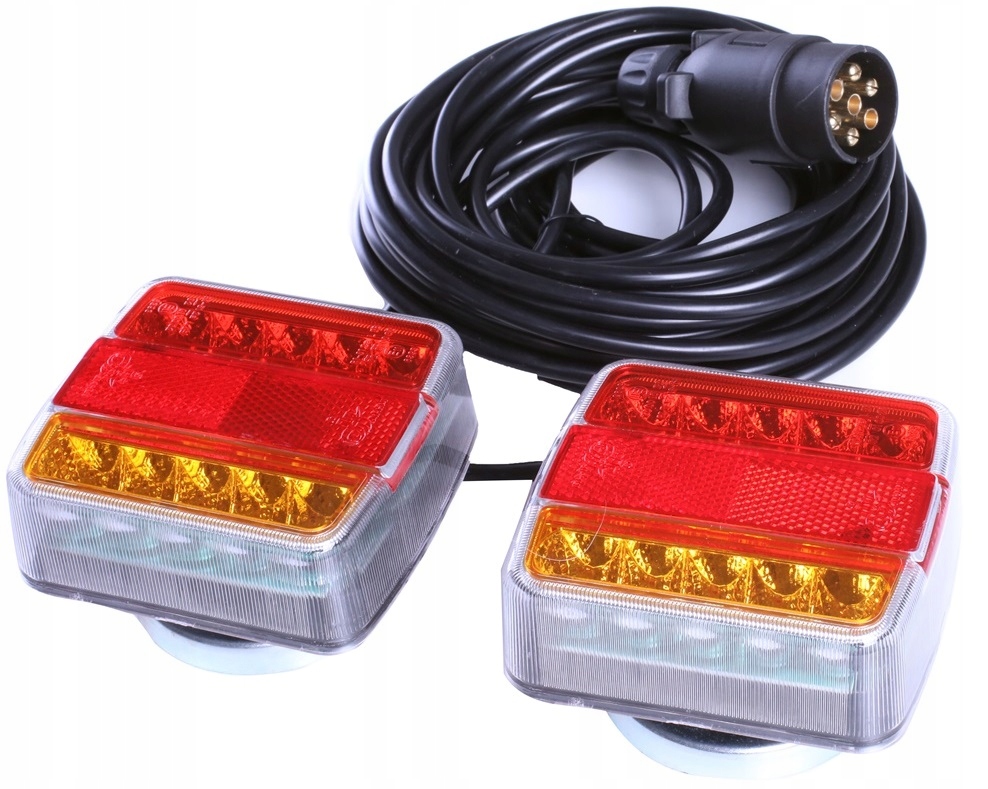 фото №3, Набор лампа led задняя магнит прицеп 7m лампы