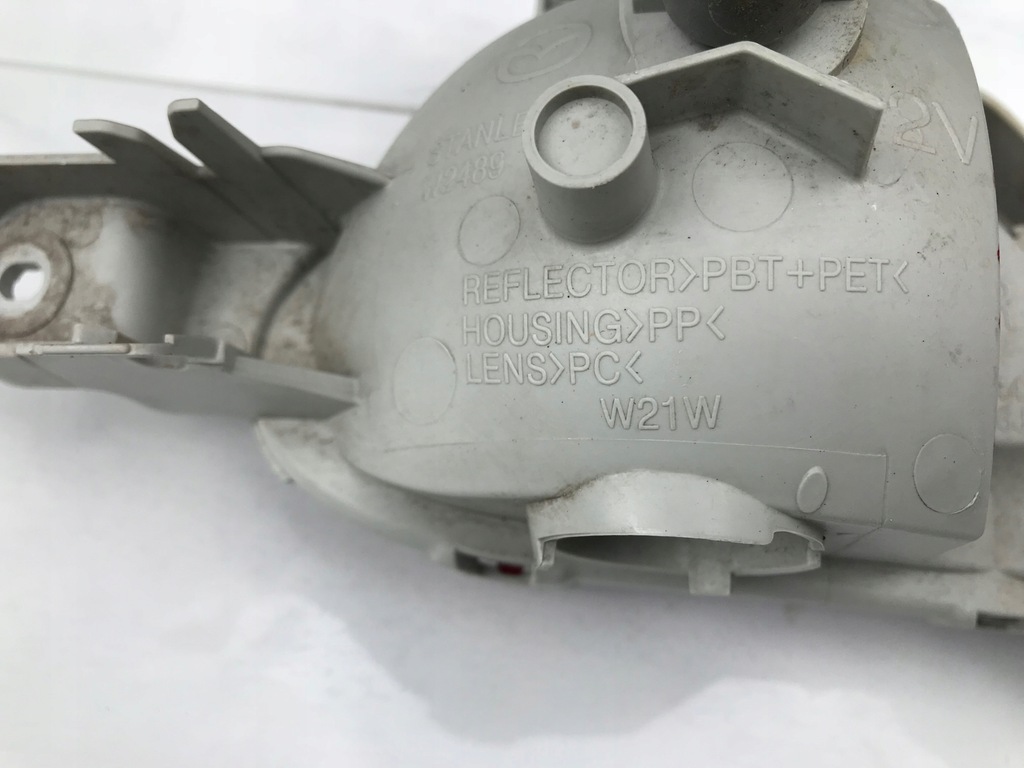 фото №5, Mazda 2 ii da6j правий відбивач бампера задня 2015-