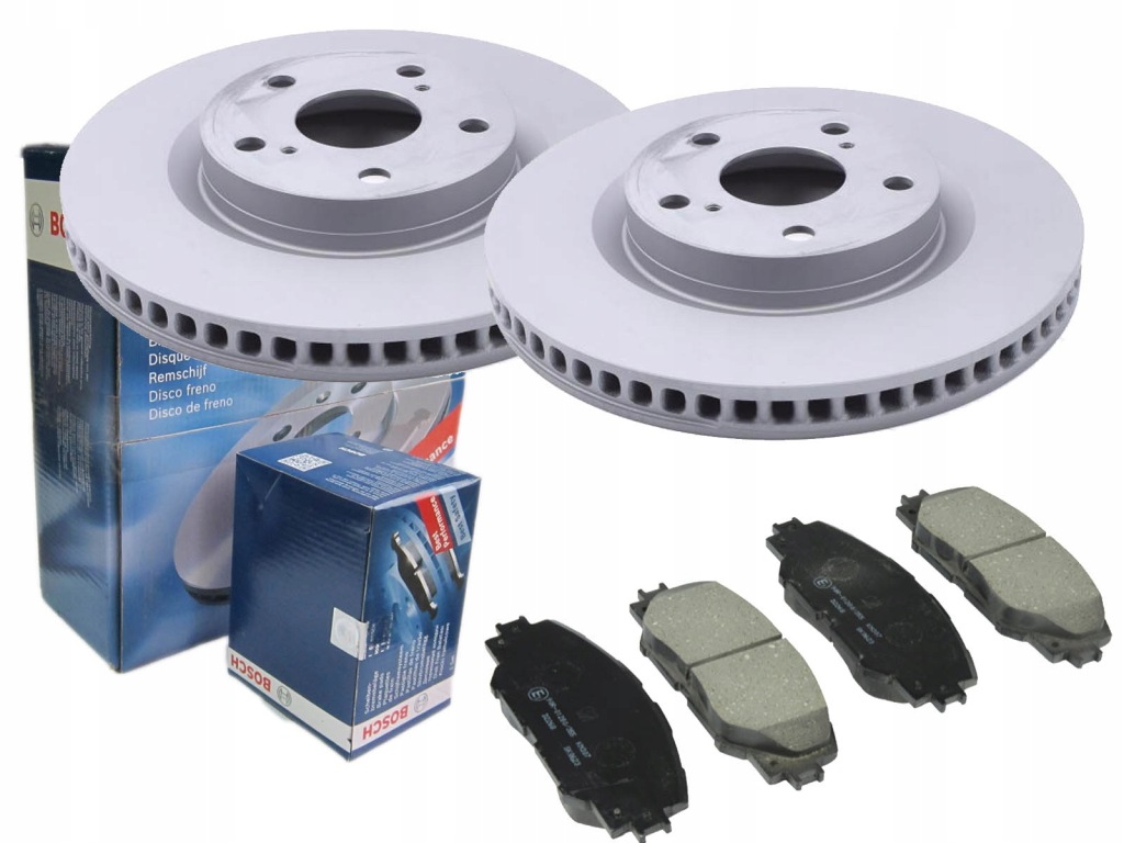 фото №1, Гальмівні диски + гальмівні колодки bosch перед toyota rav-4 iii rav4