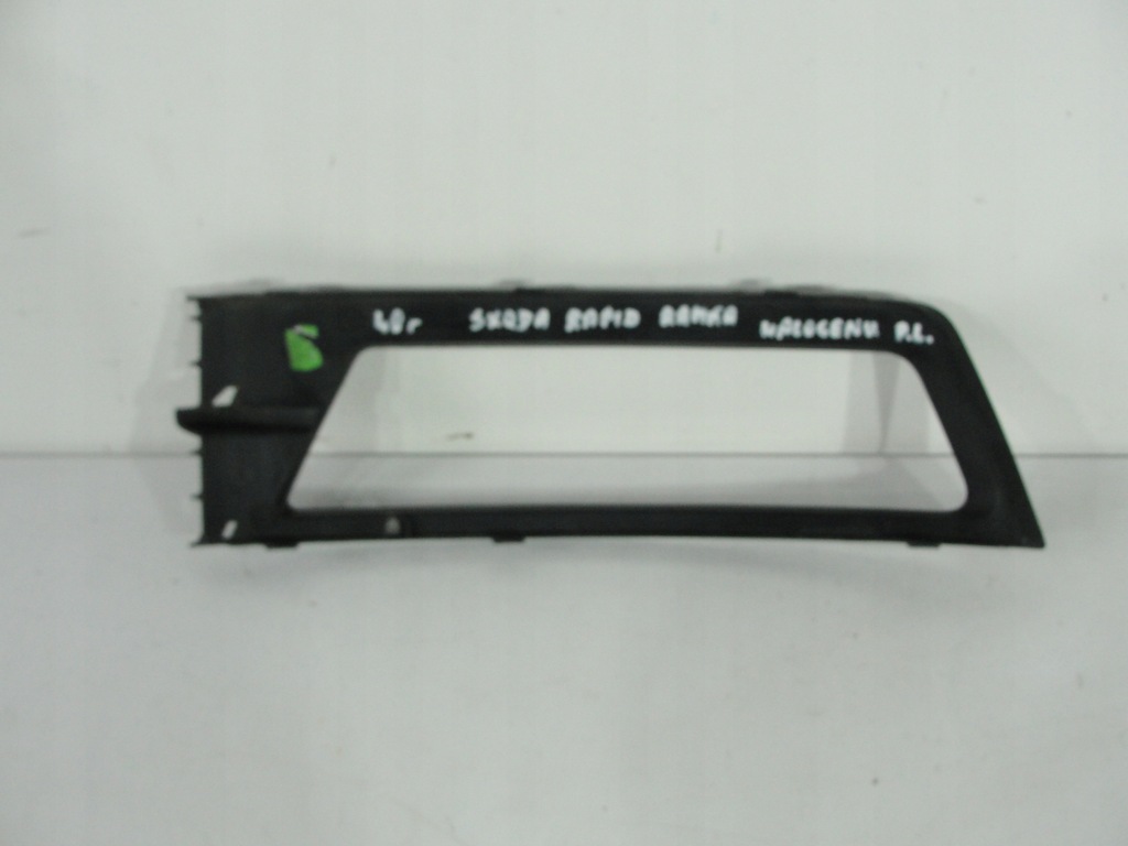 фото №3, Решітка рамка протитуманної фари ліва skoda rapid 5ja307681