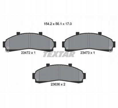 фото №2, Textar тормозные колодки тормозные ford explorer 4 ranger