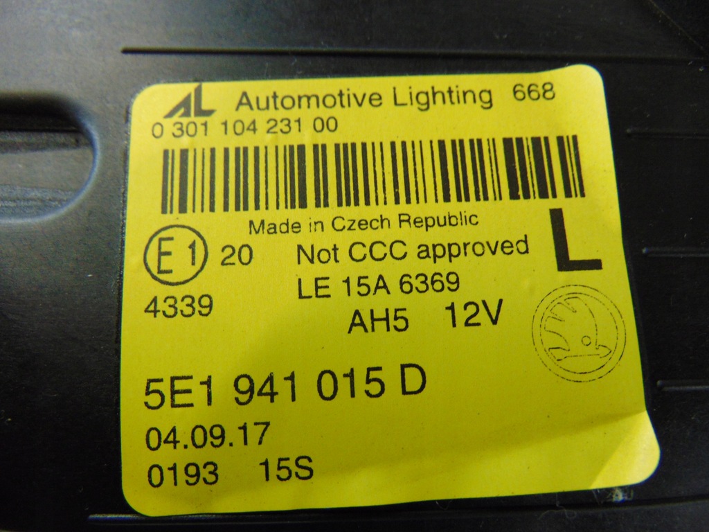 фото №10, Лампа full led лівий skoda octavia iii 5e1941015d