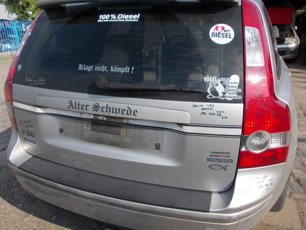 фото №7, Кришка багажника багажника volvo v50 04-12 lak. 426-26 kombi