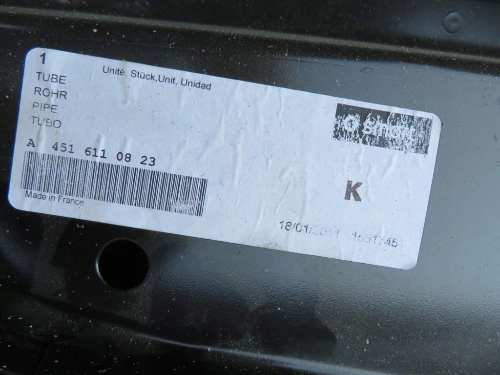 фото №4, Smart 451 лонжерон наконечник лівий перед