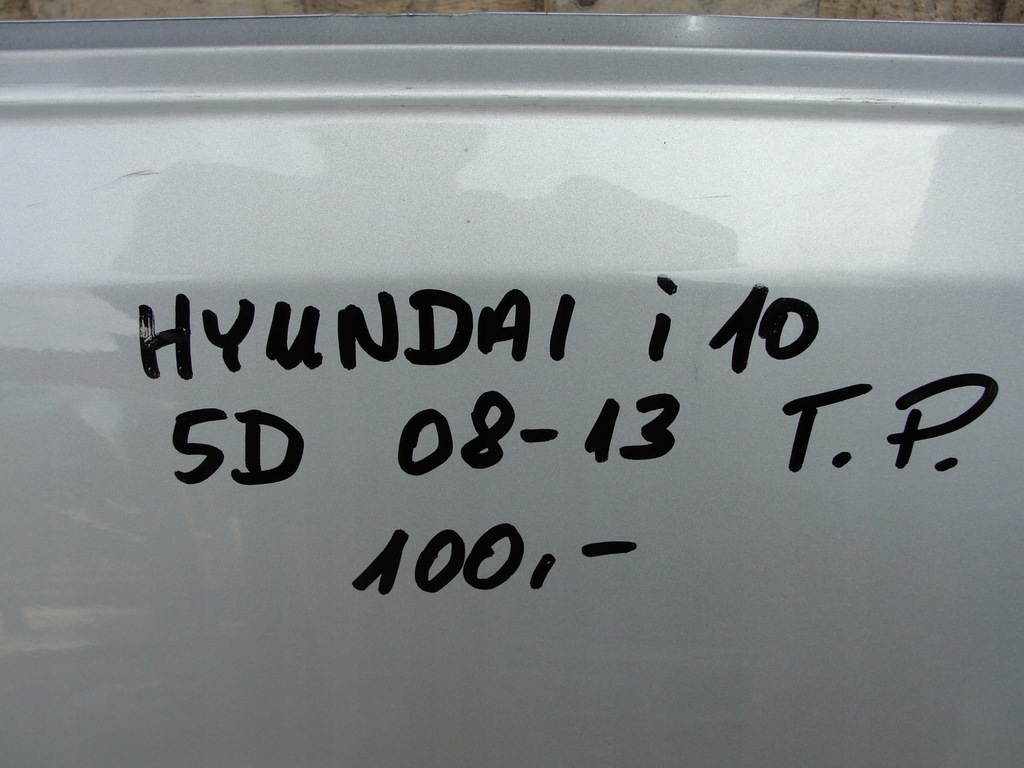 фото №8, Дверь задняя правое hyundai i10 5d 08-13
