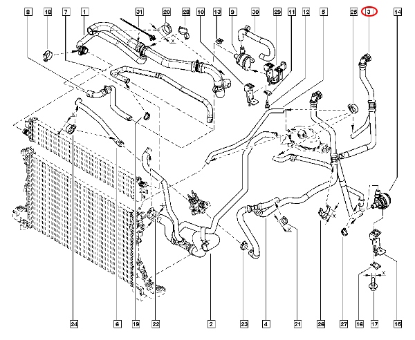 фото №5, Шланг обігрівача master iii 2.3dci 924000026r