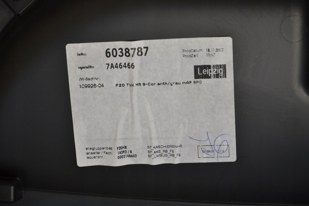 фото №3, Bmw f20 обшивка оббивка двері комплектна